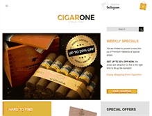 Tablet Screenshot of cigarone.com